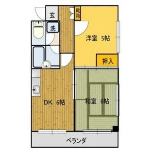 平塚代官町ビル【402号室】の間取り