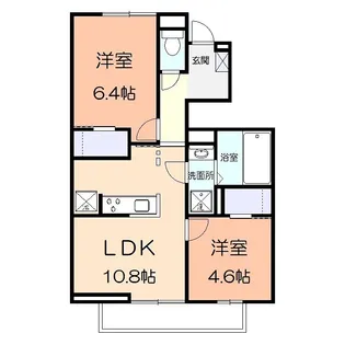 ソレイユ湘南太平台A【1階】の間取り