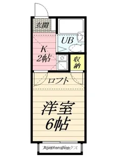 キャッスルつきみ野B棟【2階】の間取り
