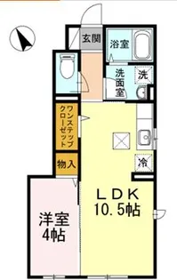 Dフォート【1階】の間取り