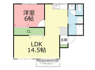 ライムハイツ【2階】の間取り