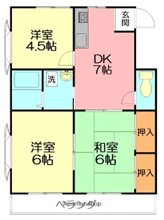 コーポシャルム【1階】の間取り