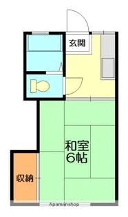 齋藤アパート【1階】の間取り