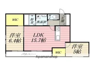 ナルチガサキ【2階】の間取り