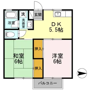 遠藤ハイツ【2階】の間取り