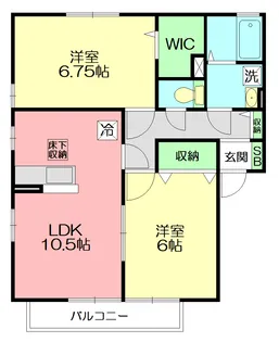 ラディアント【1階】の間取り