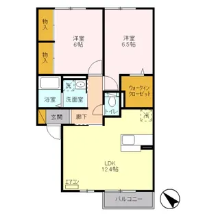 グランド ソレーユ【2階】の間取り