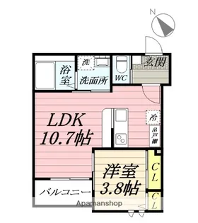 REGALEST 藤沢【2階】の間取り