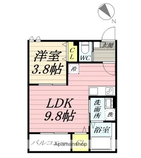 REGALEST 藤沢【1階】の間取り