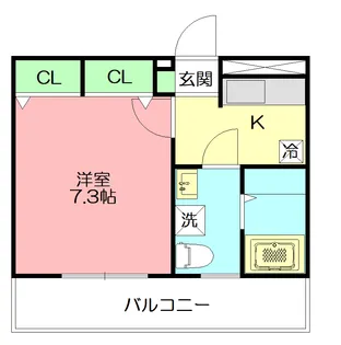 リブリ・代官町【2階】の間取り