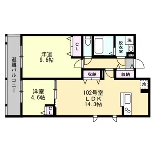 FELICE藤沢【1階】の間取り