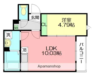 GRADUS辻堂神台【1階】の間取り