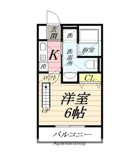 ベルメール湘南辻堂【2階】の間取り