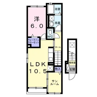 グレースヒル【2階】の間取り