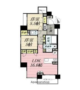LUXENA PAWS藤沢【2階】の間取り