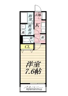 OCEAN HILLS北矢名【1階】の間取り