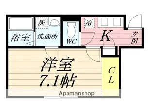 FORESIGHT INN南矢名【2階】の間取り
