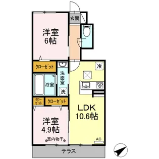 令美の杜【1階】の間取り