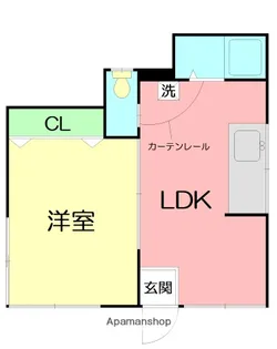 寒川アパート【2階】の間取り