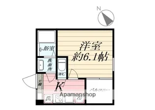 アザーレ・クオン東海大学前【1階】の間取り