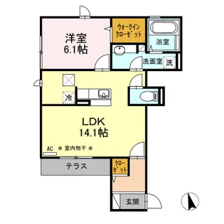 グレイス【1階】の間取り