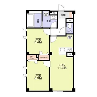 LAPIN湘南【1階】の間取り