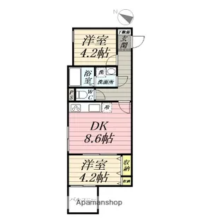 エテルノヴァローレ茅ヶ崎【3階】の間取り