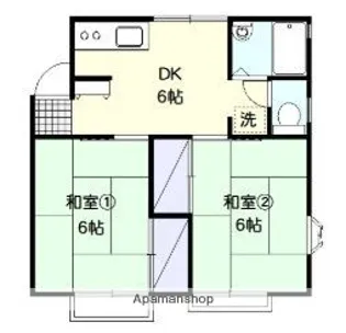 グランデュールA【1階】の間取り