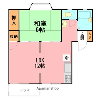 サクラシア2116A【1階】の間取り