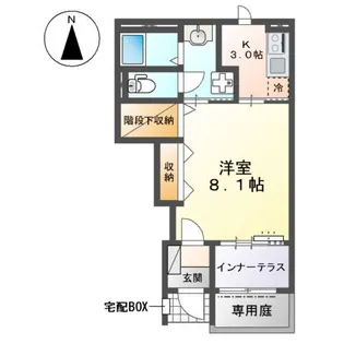 (仮称)大和市深見台アパート【1階】の間取り