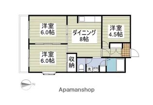 第25明智ビル【5階】の間取り