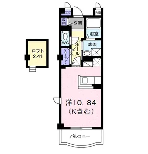 ヴェルグ広貴【3階】の間取り