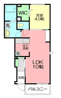 ネオ・アンジュ・グラース【1階】の間取り