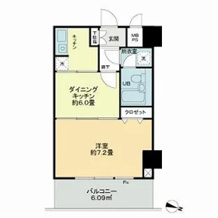 ライオンズマンション平塚宝町【10階】の間取り