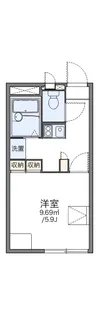 レオパレスエル2001【1階】の間取り