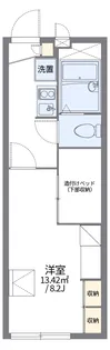 レオパレスエンボーダ【202号室】の間取り
