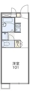 レオパレスイレブン【106号室】の間取り