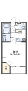 レオパレスエスポアールⅢ【303号室】の間取り