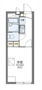 レオパレス湘南山手館B【2階】の間取り