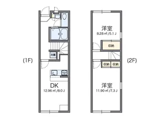 レオパレスアビテ湘南【1階】の間取り