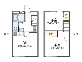 レオパレス大的【1階】の間取り