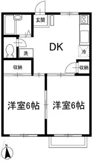 コート平塚【2階】の間取り