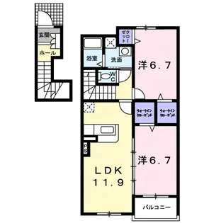 グレイス【2階】の間取り