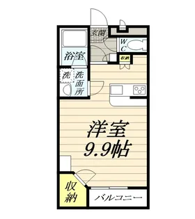 レオパレス鎌倉台Ⅱ【2階】の間取り