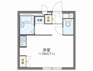 レオパレスエステート【1階】の間取り