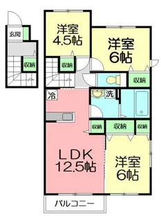 和 弐番館【2階】の間取り