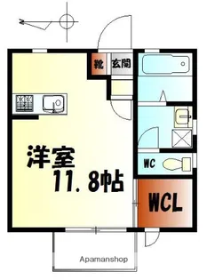 桃浜ガーデンコート【2階】の間取り