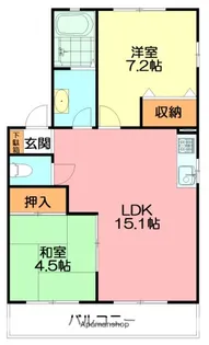 エトワール【1階】の間取り