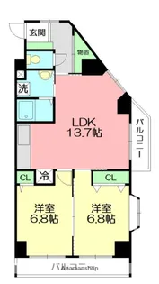 アバンサール湘南【2階】の間取り