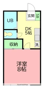 アパートメント湘南【2階】の間取り